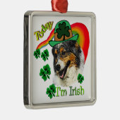オーストラリア・シェパード・St patricks メタルオーナメント (右)
