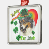 オーストラリア・シェパード・St patricks メタルオーナメント (左)