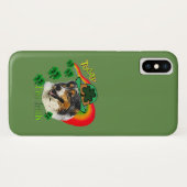 オーストラリア・シェパード・St patricks Case-Mate iPhoneケース (裏面(横))