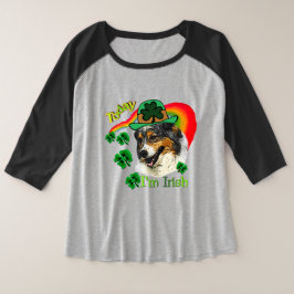 オーストラリア・シェパード・St patricks day Tシャツ