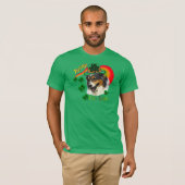オーストラリア・シェパード・St patricks Tシャツ (正面フル)