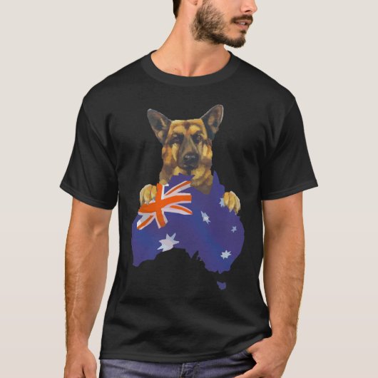 オーストラリア・シェパード Tシャツ (正面)