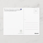 オーストラリア、シドニーオペラハウス ポストカード (裏面)