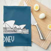 オーストラリア シドニーオペラハウス 観光 お土産 キッチンタオル (四つ折り)