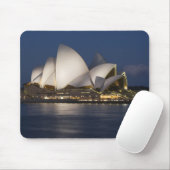 オーストラリア、シドニー。オペラハウスアットナイトオン マウスパッド (マウス)
