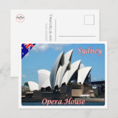 オーストラリア – シドニー – ハーバーブリッジ –  ポストカード (正面/裏面)
