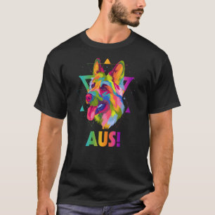 オーストラリア ジャーマンシェパード 冗談 羊飼い 動物 パン 犬 T Tシャツ