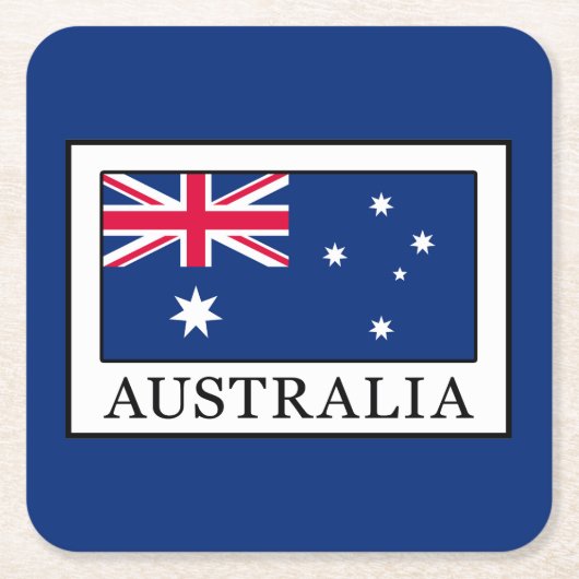オーストラリア スクエアペーパーコースター (正面)