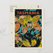 オーストラリア,タスマニアのラン ポストカード (正面/裏面)