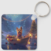 オーストラリア・テリアクリスマスフェスティバル航海 キーホルダー (裏面)