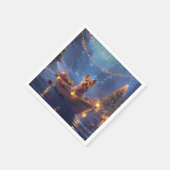 オーストラリア・テリアクリスマスフェスティバル航海 スタンダードカクテルナプキン (角)