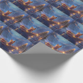 オーストラリア・テリアクリスマスフェスティバル航海 ラッピングペーパー (角)