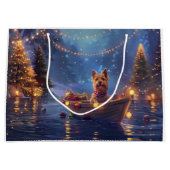 オーストラリア・テリアクリスマスフェスティバル航海 ラージペーパーバッグ (正面)