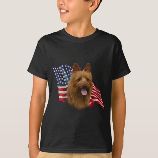 オーストラリア・テリア国旗 Tシャツ (正面)