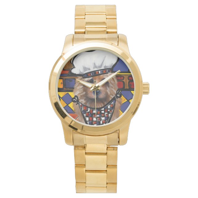 オーストラリア・テリア 腕時計 (正面)