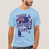 オーストラリア・デーおめでとう Tシャツ (正面)