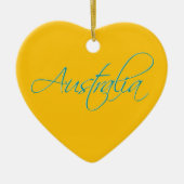 オーストラリア：トラベルセラミックオーナメント セラミックオーナメント (正面)