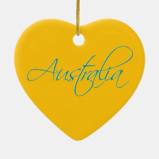 オーストラリア：トラベルセラミックオーナメント セラミックオーナメント (裏面)