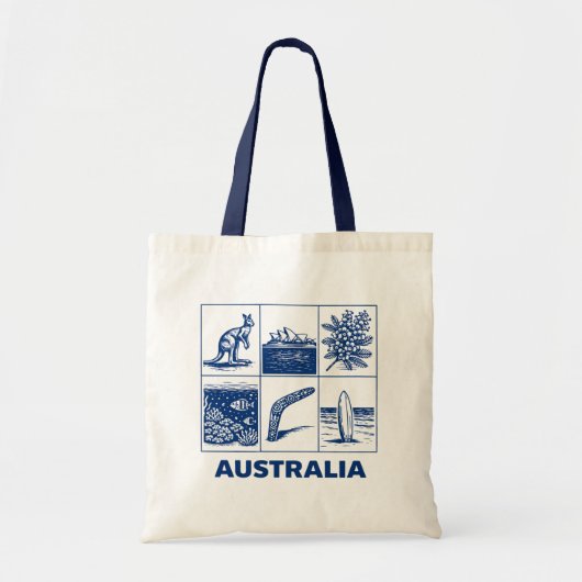 オーストラリア トートバッグ (正面)