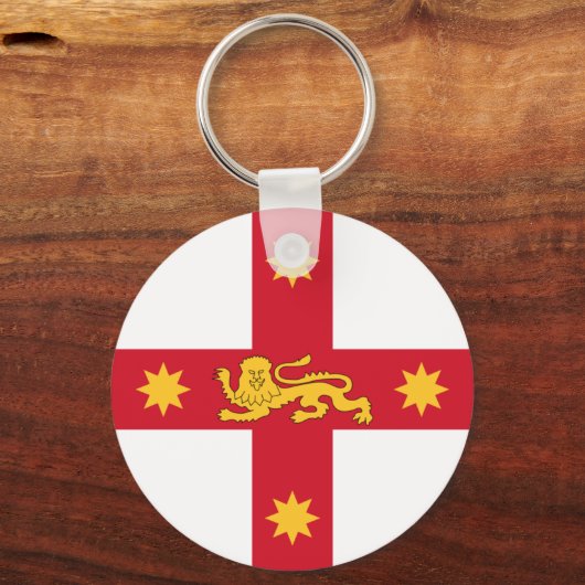 オーストラリア,ニューサウスウェールズのバッジ キーホルダー (裏面)