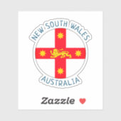 オーストラリア，ニューサウスウェールズのバッジ シール (シート)