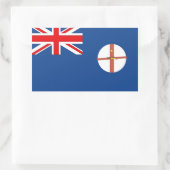 オーストラリア・ニューサウスウェールズ州旗 長方形シール (バッグ)