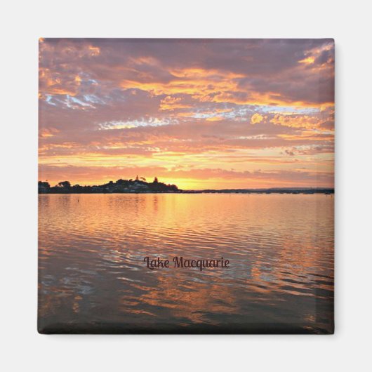 オーストラリア,ニューサウスウェールズ州,マコーリー湖 マグネット (正面)