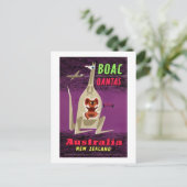 オーストラリア・ニュージーランド・ヴィンテージのポスターが復活 ポストカード (スタンド正面)
