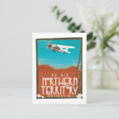 オーストラリア・ノーザンテリトリー旅行ポスター ポストカード (スタンド正面)