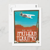 オーストラリア・ノーザンテリトリー旅行ポスター ポストカード (正面/裏面)