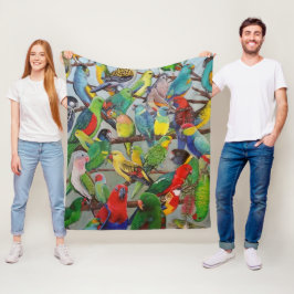 オーストラリア・パラケッツフリースブランケット フリースブランケット