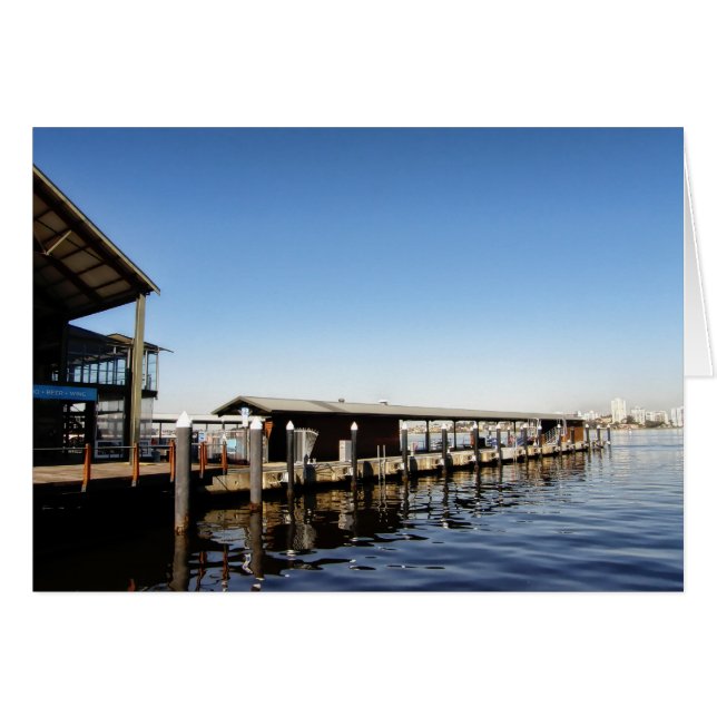 オーストラリア，パースの青空の日曜日 (正面横)