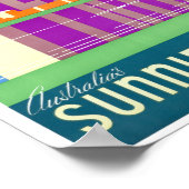 オーストラリア・パース復元ヴィンテージ旅行ポスター ポスター (角)