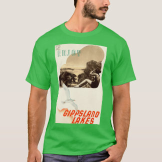 オーストラリア ビクトリア州の鉄道 ギップスランド・レイクス Tシャツ