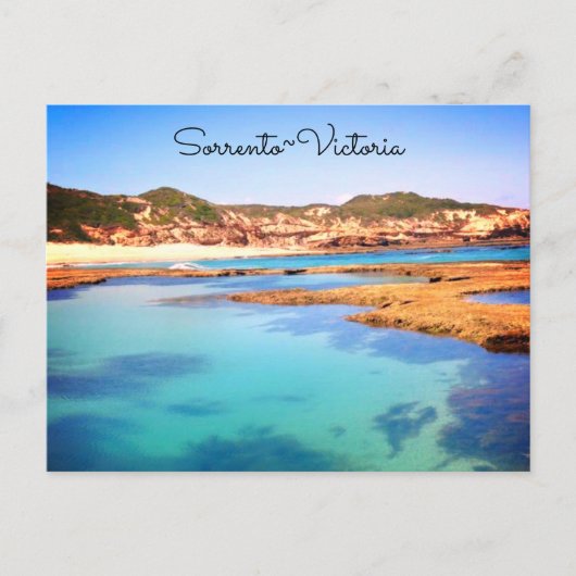 オーストラリア，ビクトリア州，ソレント・バックビーチ ポストカード (正面)