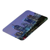 オーストラリア、ビクトリア、メルボルン、スカイライン沿い マグネット (左側)