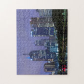 オーストラリア、ビクトリア、メルボルン、スカイライン ジグソーパズル (縦)