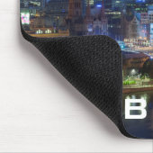 オーストラリア、ビクトリア、メルボルン、スカイライン マウスパッド (コーナー)