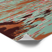 オーストラリア、ビクトリア、十二使徒海岸沿い ポスター (角)