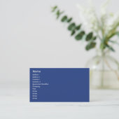 オーストラリア-ビジネス 名刺 (スタンド正面)