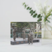 オーストラリア,ブリスベンの仏像 ポストカード (スタンド正面)