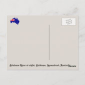 オーストラリア、ブリスベン川、ブリスベン、クイーンズランド ポストカード (裏面)