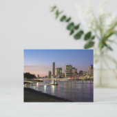 オーストラリア – ブリスベン離れ – ビュー ポストカード (スタンド正面)