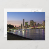 オーストラリア – ブリスベン離れ – ビュー ポストカード (正面/裏面)