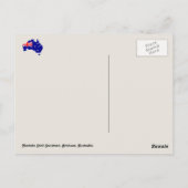 オーストラリア,ブリスベン,ナウタリス・シェル彫刻 ポストカード (裏面)