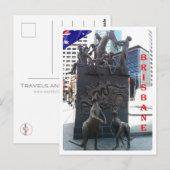 オーストラリア – ブリスベン –  ポストカード (正面/裏面)