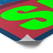 オーストラリア・ブルー・サティバ ポスター (角)