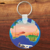 オーストラリア・ホリデー・トラベル・ポスター キーホルダー (正面)