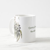 オーストラリア・ホワイトからのオーストラリア・グムナッツの挨拶 コーヒーマグカップ (正面左)