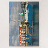 オーストラリア，ポートリンカーン，曳航船 ジグソーパズル (縦)